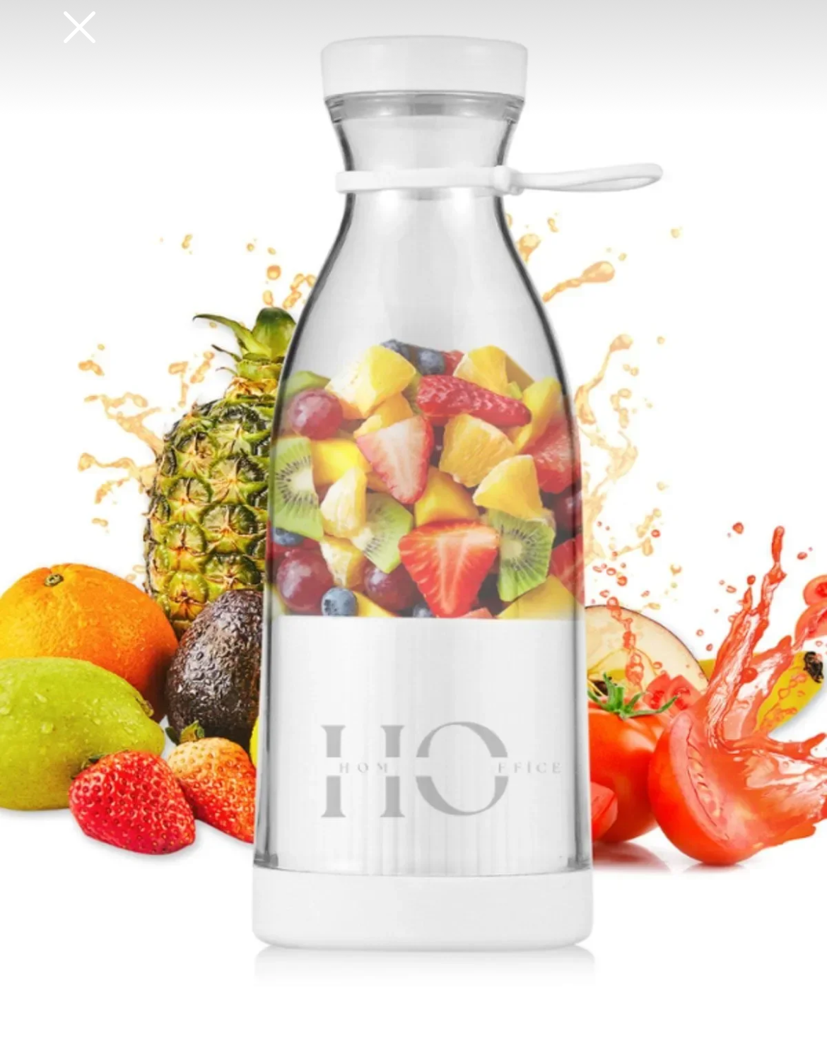 Elektrikli meyve sıkacağı taşınabilir blender şişe 380ml