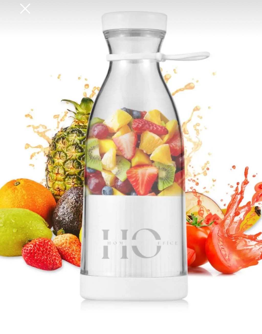 Elektrikli meyve sıkacağı taşınabilir blender şişe 380ml