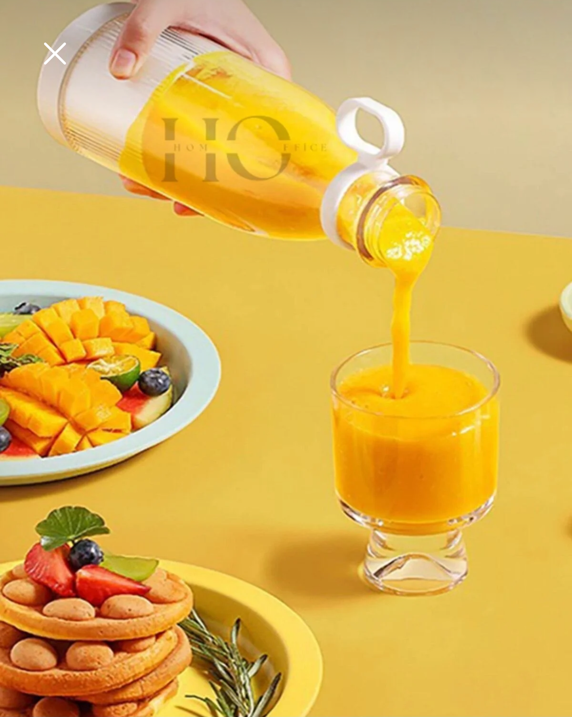 Elektrikli meyve sıkacağı taşınabilir blender şişe 380ml